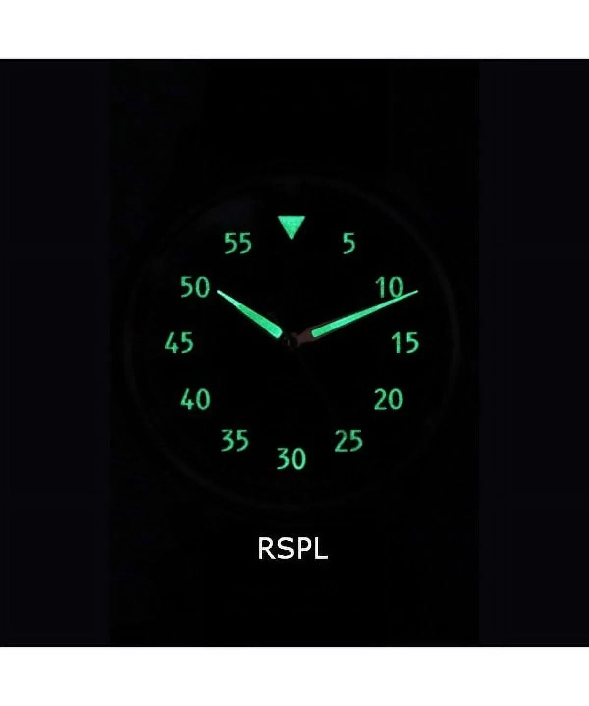 Ratio Sizekysurfer Pilot Black Textured Dial Leather Automatic RTSize320 200M Men's Watch