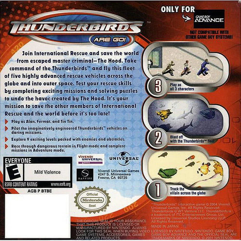 Thunderbirds GBA