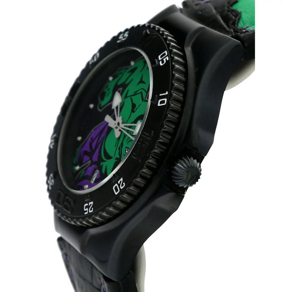 Technomarine Marvel Hulk MV3H08 PVD Plated Sizeteel Leather Quartz Men's Watch