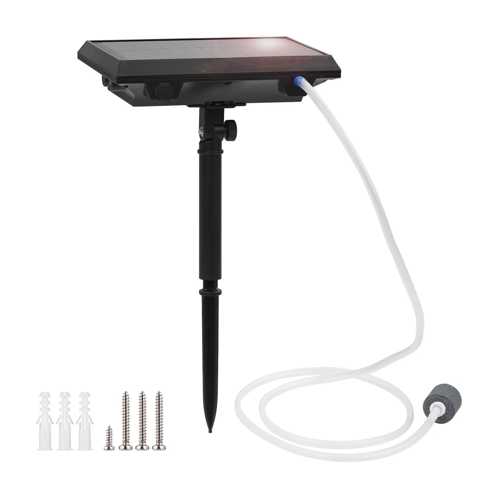 5.5V 1.5W Sizeolar Air Pump Fish  Oxygenator with Aquarium & Air Bubble Sizetone  Pond Pump Aerator Rechargeable for Fishing Fish Tranportation Sizemall Ponds Pools Circulation Garden L