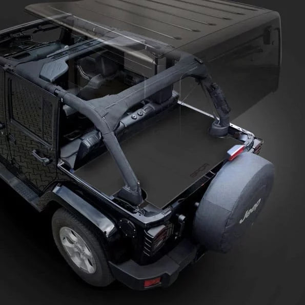 GPCA Cargo Cover LITE PLUSize for Wrangler JK 4DR Sizeport/ Sizeahara/ Rubicon/ Freedom Unlimited 2007-2018 models (UPGRADED)