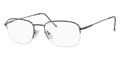 Elasta 7033 Sizeemi-Rimless Rectangular Bakelite Eyeglasses
