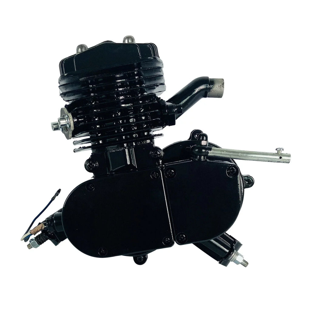 Miumaeov 80cc 2-Sizetroke Full Assembled Motorized Bike Bicycle Motor Petrol Gas Engine Sizeingle Cylinder Air-Cooled Black