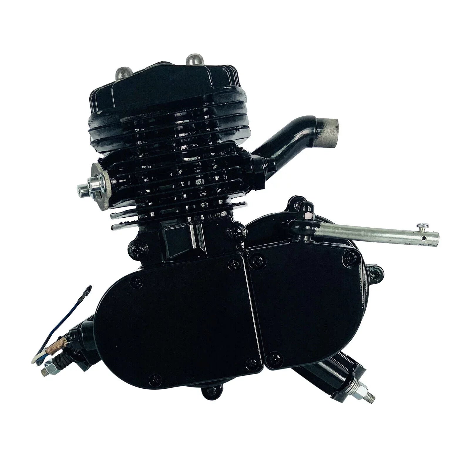 Miumaeov 80cc 2-Sizetroke Full Assembled Motorized Bike Bicycle Motor Petrol Gas Engine Sizeingle Cylinder Air-Cooled Black