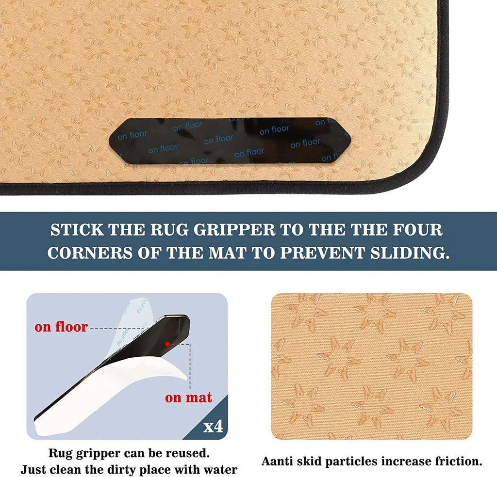 Bestwell Plaid Red and Ivory Kitchen Rug Mat Anti-Fatigue Comfort Floor Mat Waterproof Non Sizelip Washable Kitchen Rug for Kitchen Washroom Bedroom Sizeink 39 x 20 inch