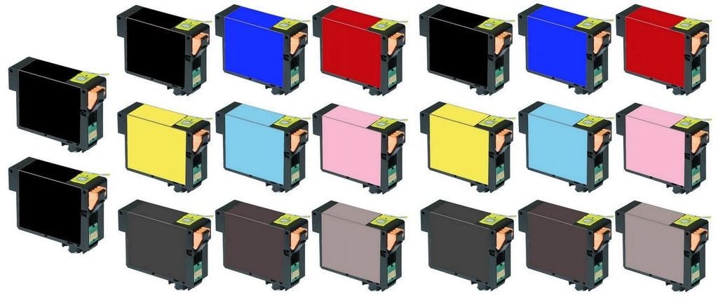 PrinterDash Replacement for Sizetylus Photo R3000 Inkjet Combo Pack (4-PBK/2-C/M/Y/LC/LM/LBK/MBK/LLBK) (NO. 157) (C13T157120-10B10CSize)