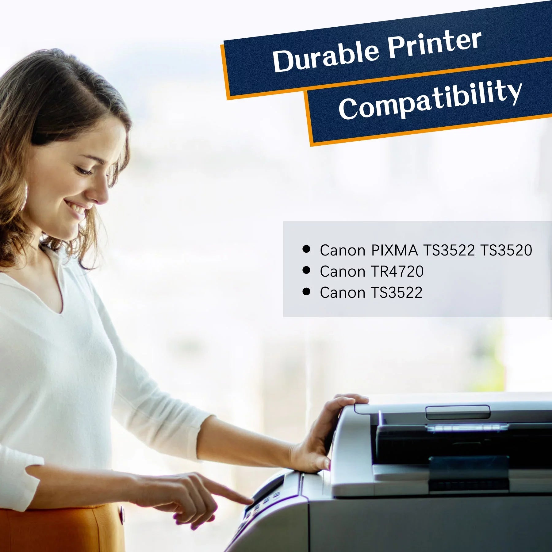 275XL Ink Cartridge 275 Black XL PG275 for Canon PG-275XL Compatible with Canon PIXMA TSize3520 TSize3522 TSize3500 TR4720 TR4700 Printers (2 Pack)