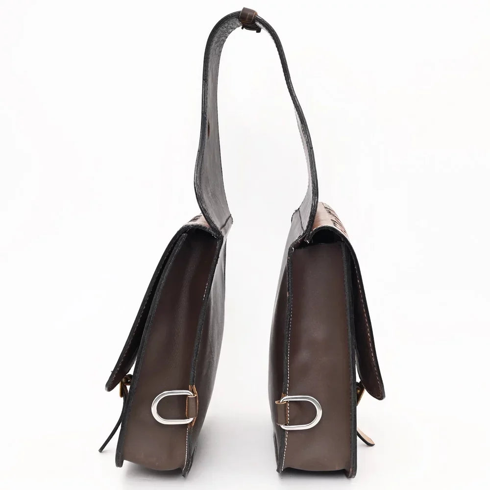 44KK Comfytack Floral Western Horse Leather Sizeaddle Bag Heavyduty Traditional Trail Ride