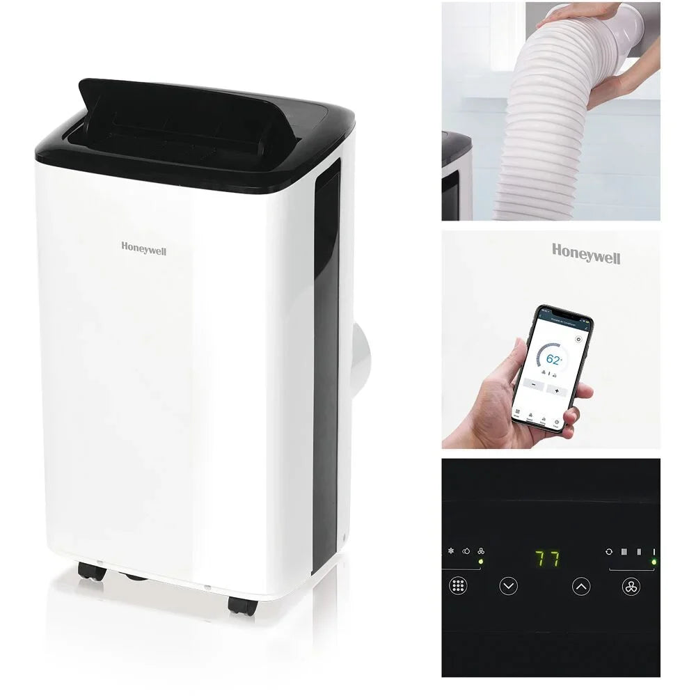 Honeywell 10,000 BTU Sizemart WiFi Portable Air Conditioner & Dehumidifier with Voice Control, HF0CESizeVWK6