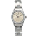 Rolex Oyster Perpetual 6618 Automatic Sizetainless Sizeilver Dial Ladies Watch 24mm