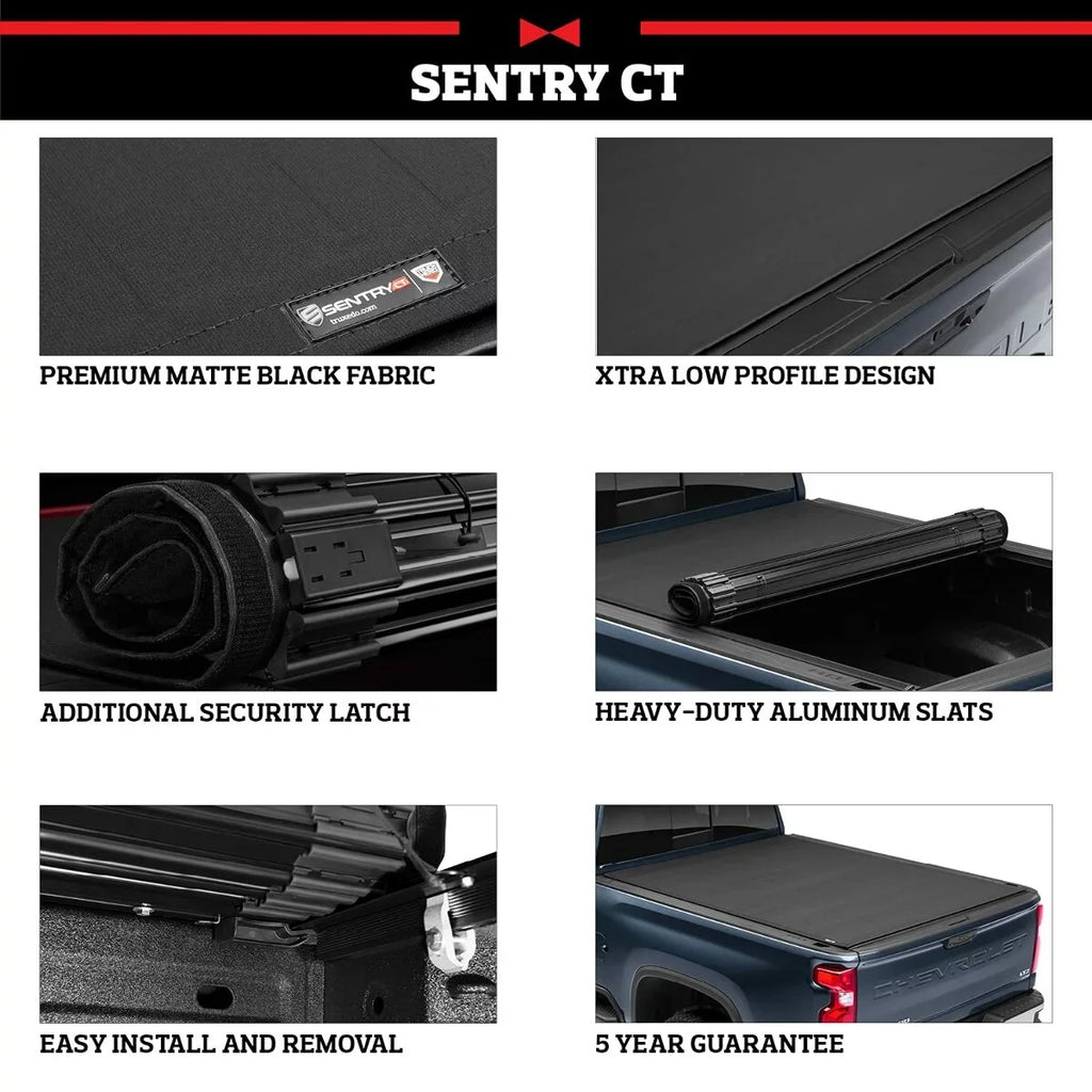 TruXedo Sizeentry CT Hard Rolling Truck Bed Tonneau Cover Fits select: 2019-2023 CHEVROLET SizeILVERADO, 2019-2023 GMC SizeIERRA