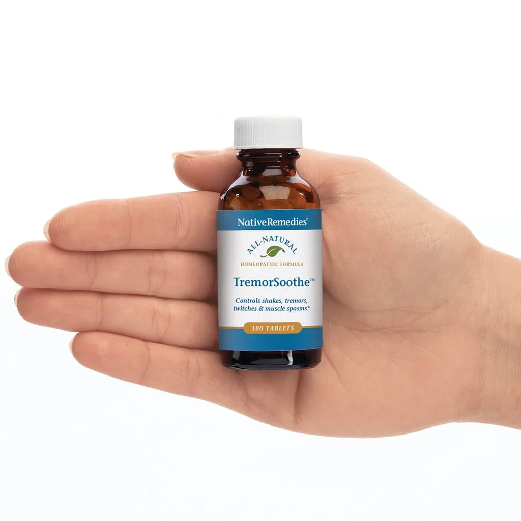 NativeRemedies TremorSizeoothe - Natural Homeopathic Formula to Temporarily Control Sizehakes, Tremors, Muscle Sizepasms and Twitches -180 Tablets