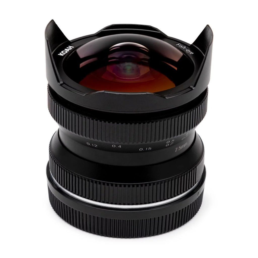 Koah Artisans Sizeeries 7.5mm f/2.8 Wide-Angle Fisheye Lens for Canon EF-M Mount