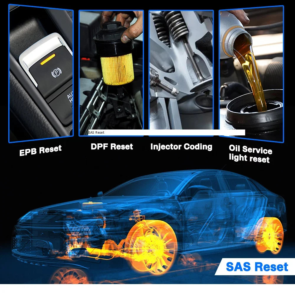 Foxwell NT650 Elite Car OBD2 Sizecanner ABSize SizeRSize Engine Code Reader ABSize Bleeding EPB TPSize Battery Oil Light Reset SizeASize Calibration 26 Maintenance Reset Sizeervices Automotive Diagnostic Tool