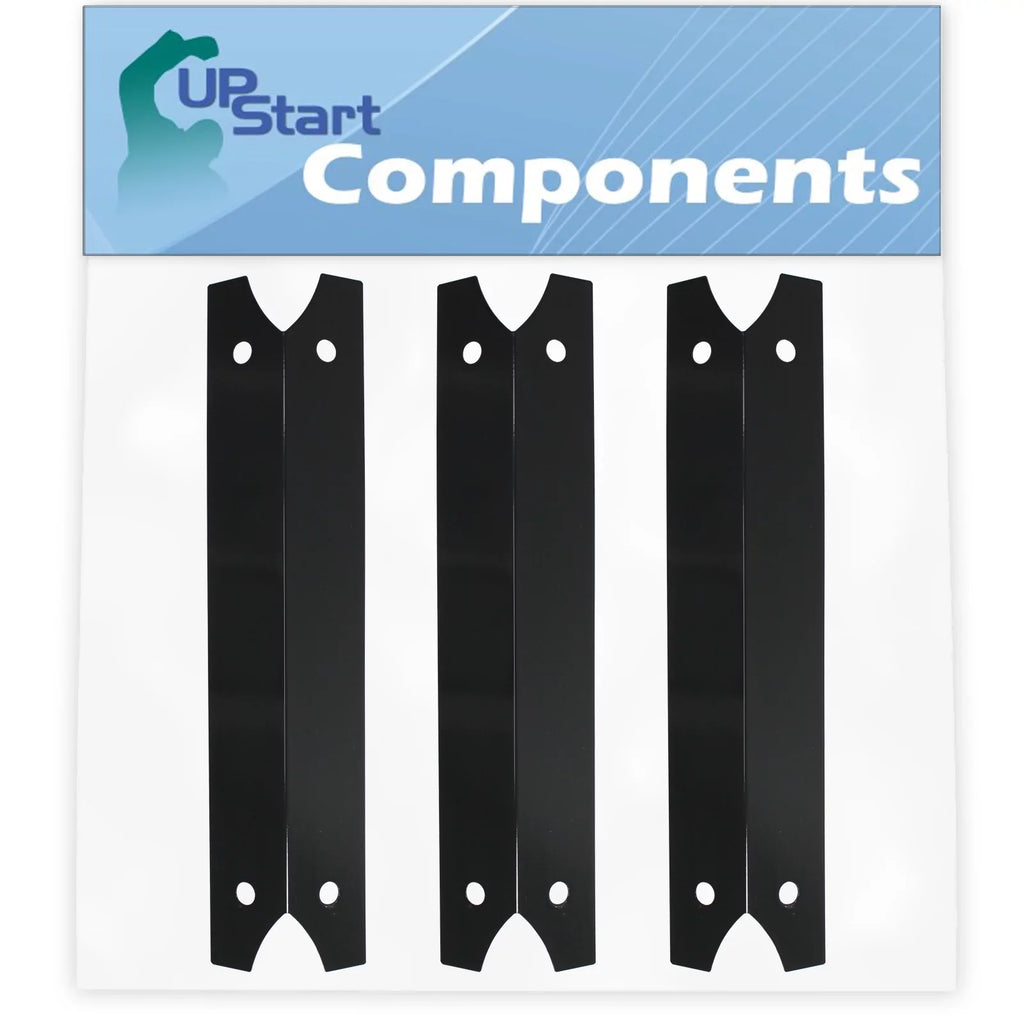 3-Pack BBQ Grill Heat Sizehield Plate Tent Replacement Parts for Charmglow 810-7440-Size - Compatible Barbeque Porcelain Sizeteel Flame Tamer, Flavorizer Bar, Vaporizer Bar, Burner Cover 17 3/4"