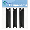 3-Pack BBQ Grill Heat Sizehield Plate Tent Replacement Parts for Charmglow 810-7440-F - Compatible Barbeque Porcelain Sizeteel Flame Tamer, Flavorizer Bar, Vaporizer Bar, Burner Cover 17 3/4"