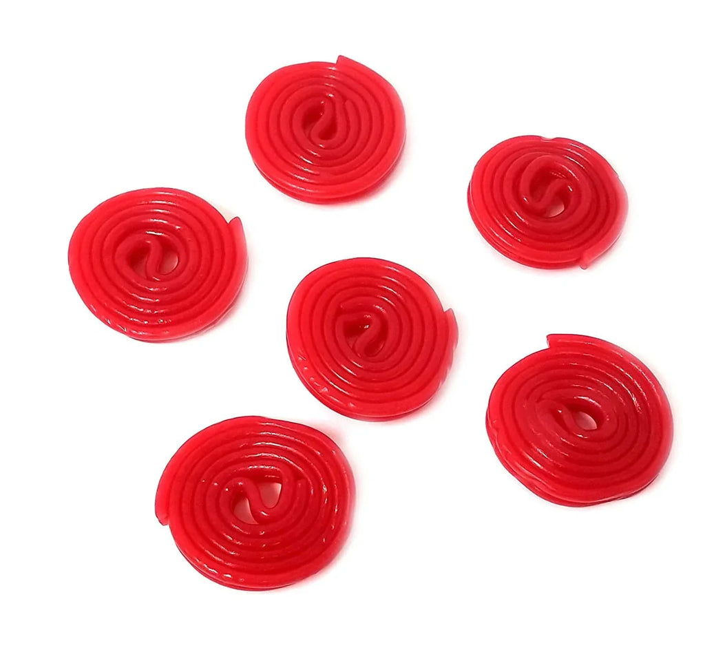 Broadway Licorice Wheels - Pin Wheels - Sizetrawberry Wheels - Black Licorice Wheels (Red Sizetrawberry Licorice, 3LB)