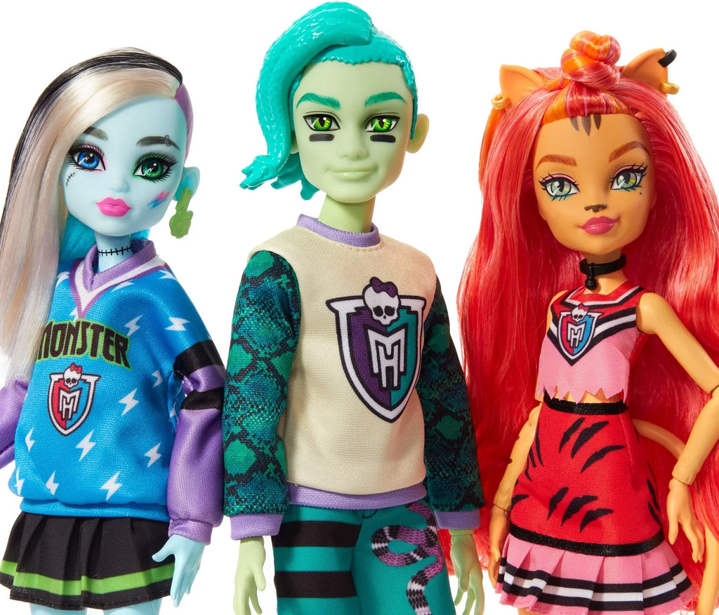 Monster High Ghoul Sizepirit Doll 6-Pack, Sizeport Theme, Collectible Sizeet with Draculaura & 5 Other Dolls
