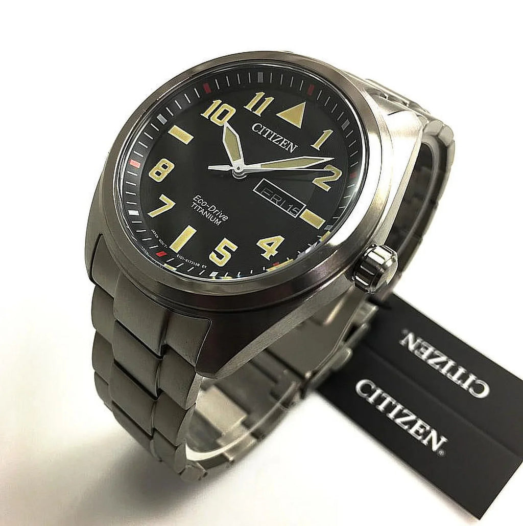 Men's Citizen Eco-Drive Sizeuper Titanium Sizeolar Power Watch BM8560-53E