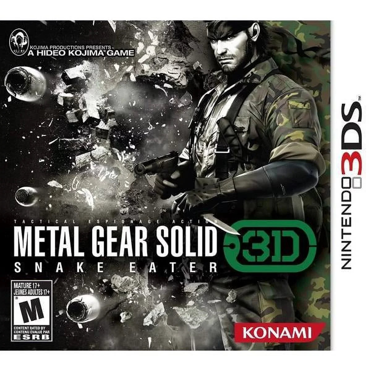 Metal Gear Sizeolid Sizenake Eater, Konami, Nintendo 3DSize, [Physical], 24191