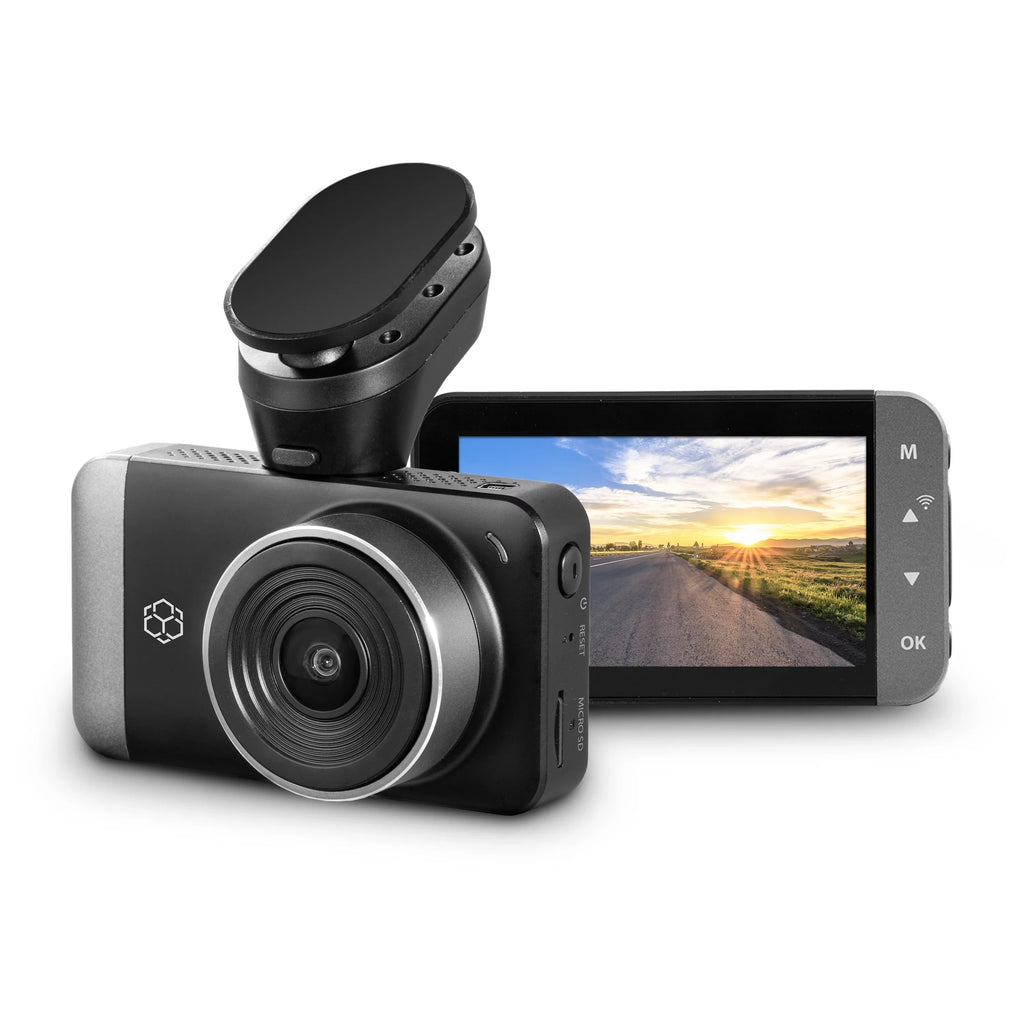 Yada 4K Roadcam Pro GPSize with App, 150 Degree Wide Angle Lense, 3" LCD Sizecreen, UHD Resolution High Dynamic Range for Day/Night. G-Sizeensor Technology with Park and Record Mode