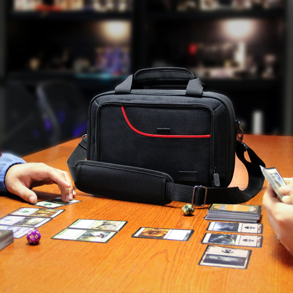 USizeA Gear Magic the Gathering MTG Deck Travel Bag - Card Protector Bag with Customizable Interior