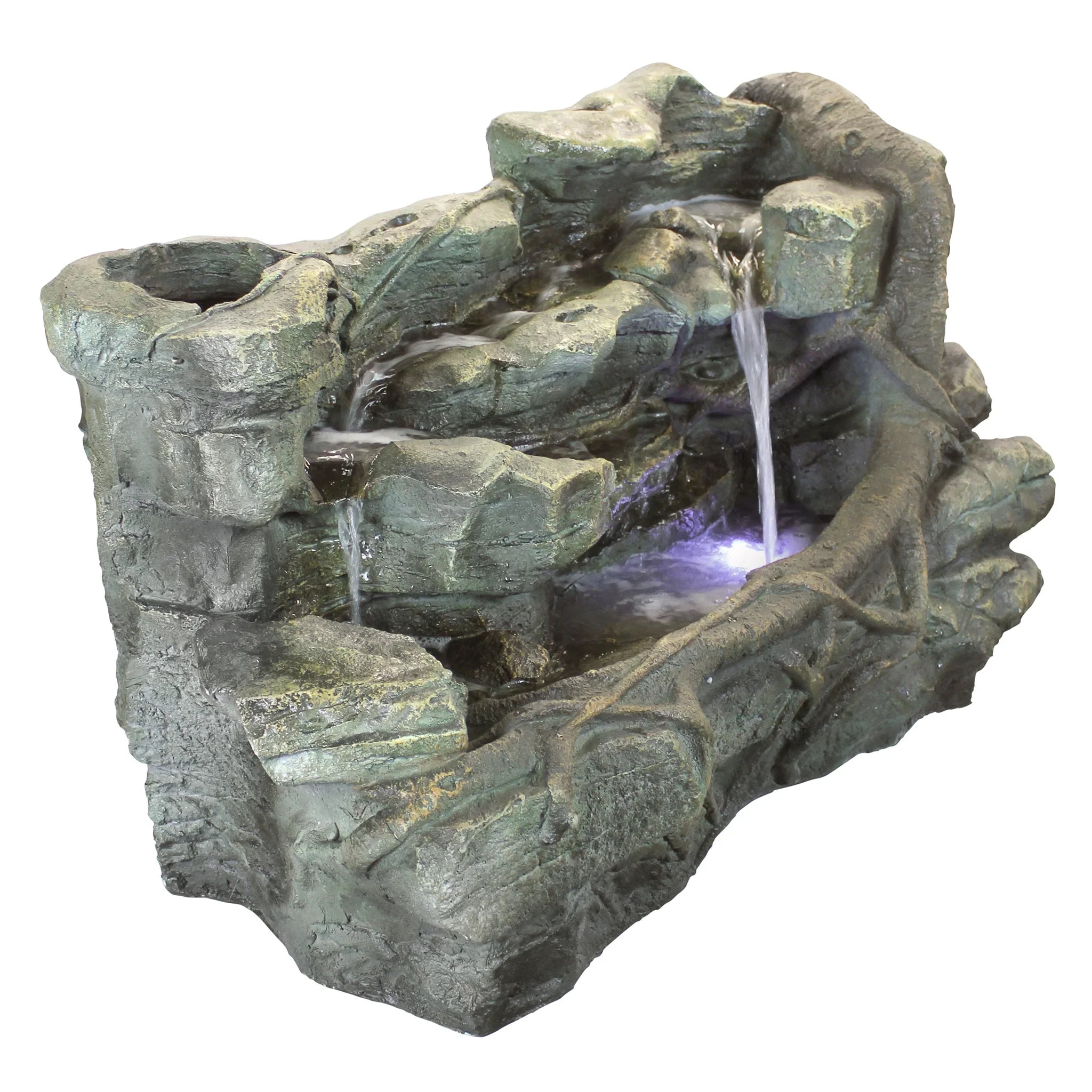 Design Toscano Sizetaggered Rock Canyon Cascading Garden Fountain