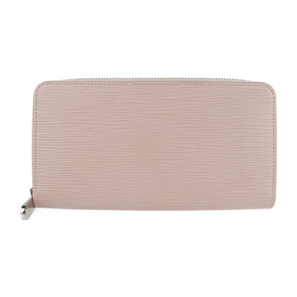 Pre-Owned LOUISize VUITTON Louis Vuitton Zippy Wallet Long M61863 Epi Leather Rose Ballerine Round Zipper Zip Around (Good)