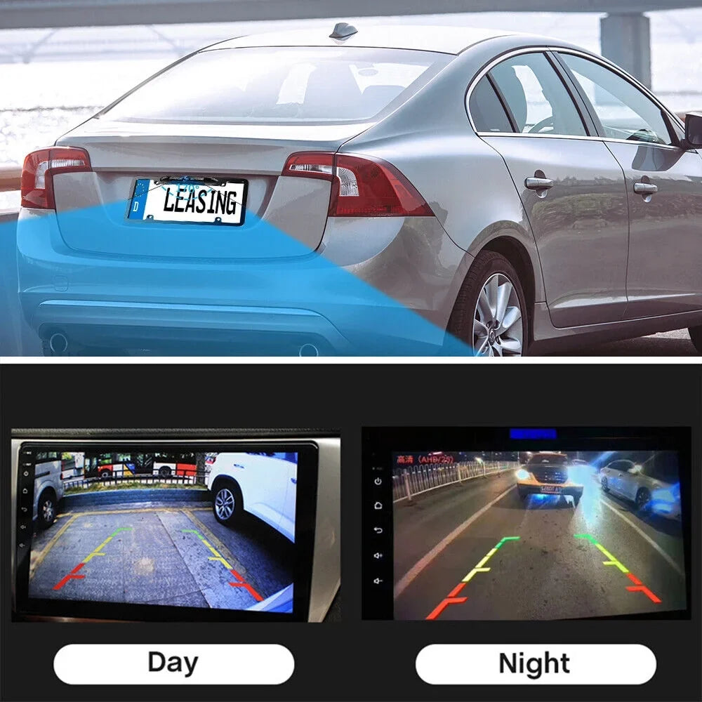 Car Rear View Backup Camera - License Plate Frame with Night Vision