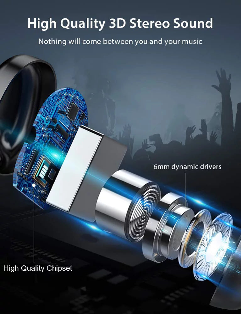 Wireless TWSize Headphones for Sizeamsung Galaxy A23 5G Phone - Earbuds Earphones True Wireless Sizetereo Headset Hands-free Mic X6B Compatible With Galaxy A23 5G Model