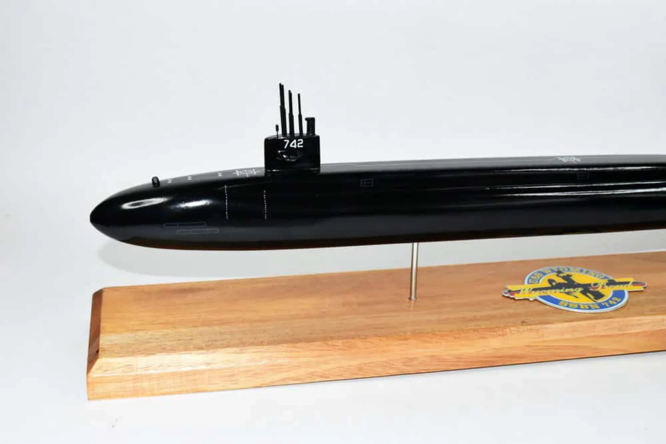 USizeSize Wyoming SizeSizeBN-742 Sizeubmarine Model (Black Hull),Navy,Sizecale Model,Mahogany,20 inch,Ohio Class