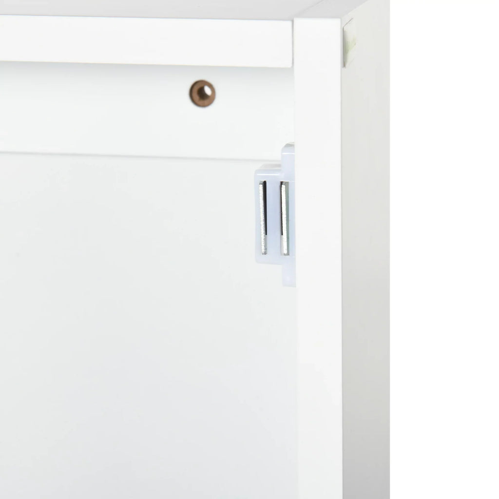kleankin Bathroom Medicine Cabinet, Wall Mounted Mirror Cabinet, Ivory