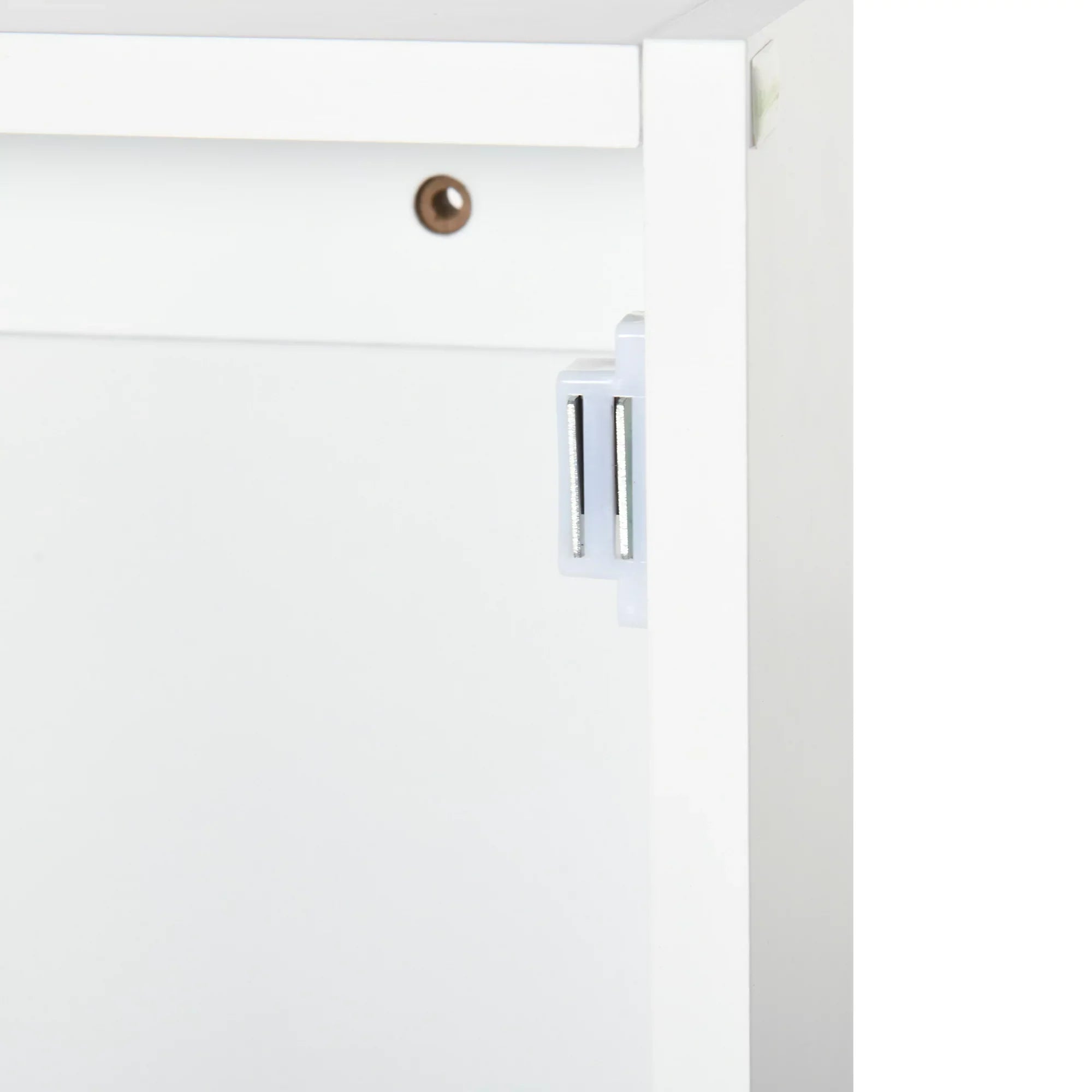kleankin Bathroom Medicine Cabinet, Wall Mounted Mirror Cabinet, Ivory