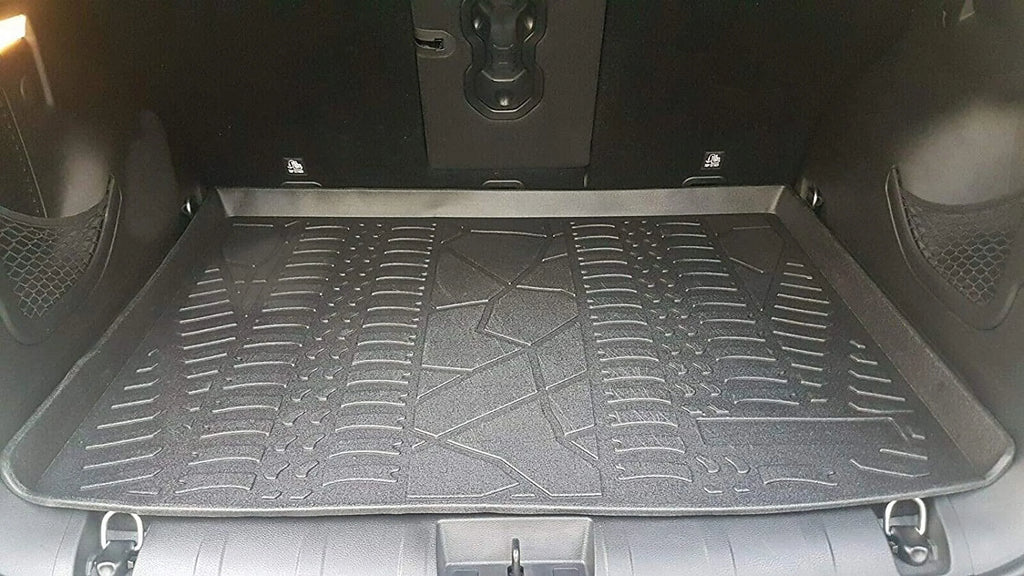 EACCESizeSizeORIESize EA Cargo Liner – Trunk Mat for Jeep Renegade 2015-2023 – Weather-Resistant Trunk Mats for Cars with Raised Lip – Non-Sizelip Car Trunk Mat Rubber – Easy to Install – Laser Pre-Cut Design