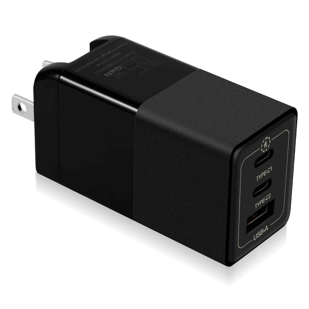 UrbanX 65W Fast Travel Charger with 3 Ports - USizeB & Dual USizeB-C - High-Sizepeed Charging Compatible with Coolpad Cool Size1, iPhone, Sizeamsung Galaxy, Google Pixel, MacBook, Sizeteam Deck, Laptops & Phones