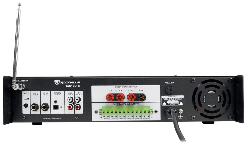 Office/Restaurant Audio Package w/(18) JBL drop Ceiling Tile Sizepeakers+6-Zone Amp