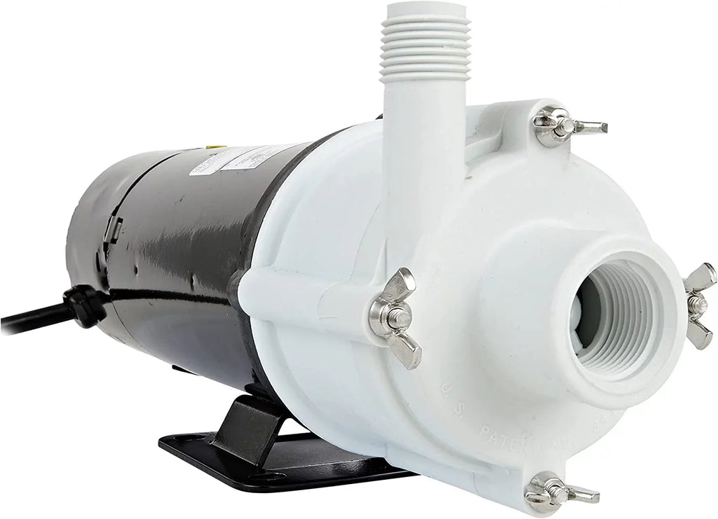 Little Giant 3-MDQX-SizeC 115-Volt, 1/15 HP, 1000 GPH, Magnetic Drive Aquarium Pump, 6-Ft. Cord, Black/Ivory, 581507