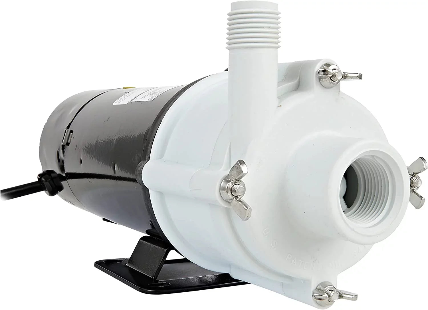 Little Giant 3-MDQX-SizeC 115-Volt, 1/15 HP, 1000 GPH, Magnetic Drive Aquarium Pump, 6-Ft. Cord, Black/Ivory, 581507