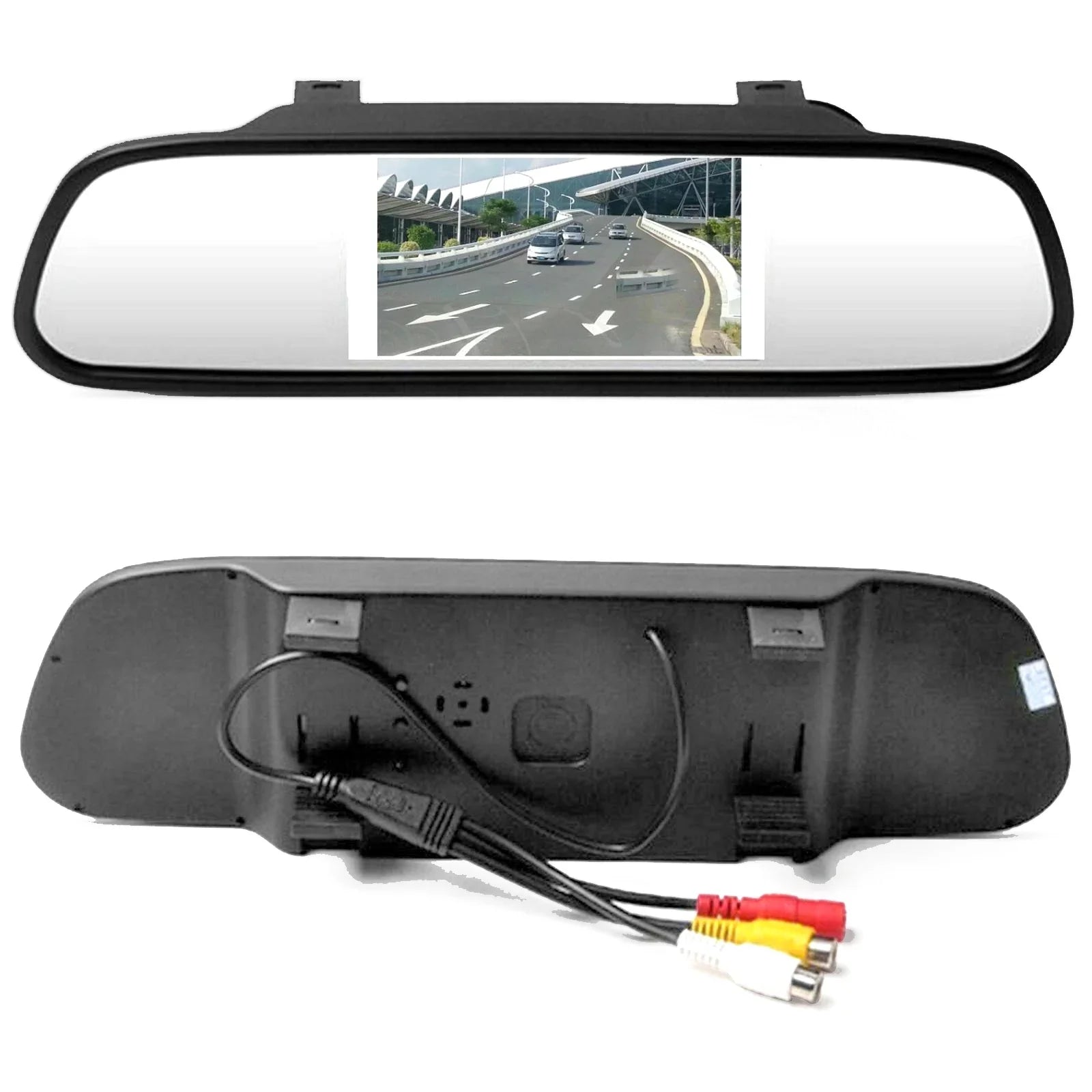 Motor Genic 4.3" Mirror Car Monitor TFT LCD NTSizeC PAL Night Vision Parking Assist 4.3inch