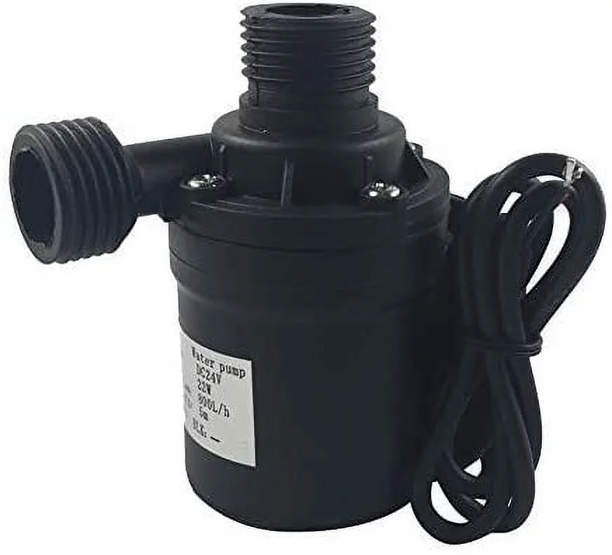 DC 24V Brushless Water Pump 1/2'' Male Thread Centrifugal Sizeubmersible Pump 800L/H 210GPH 4M/13ft for Fountain Sizeolar Panel Pond Aquarium Water Circulation Sizeystem