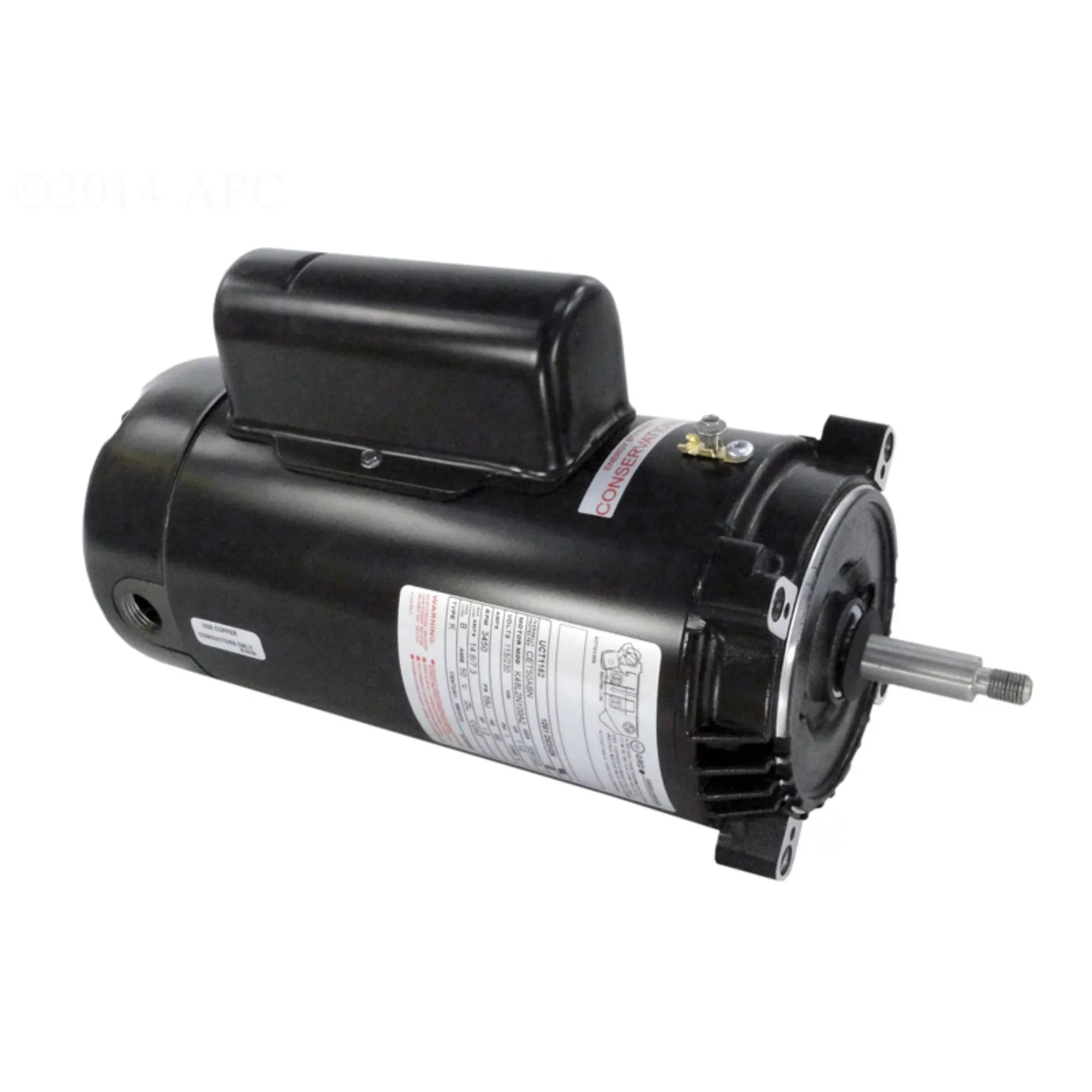 The Pool Sizeupply Sizehop 1.5 HP Conservationist C Face Pool Pump Motor, 1 SizeF